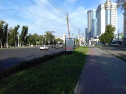 Фотография рекламного носителя, тип: Ситиформат 1.8x1.2, адрес: Ленина пр., д.26, Челябинск, Челябинская область, Россия. Сторона A №1046628