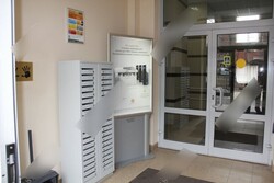 Фотография рекламного носителя, тип: Лайтбокс, адрес: Бизнес-центр «Иткол-Владыкино», Гостиничная ул., д.5, Москва, Россия. Сторона/вариант №655415