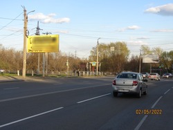 Фотография рекламного носителя, тип: Билборд 3x6, адрес: Хлебозаводская ул. Х Морская ул., позиция 2, Челябинск, Челябинская область, Россия. Сторона B №1058456