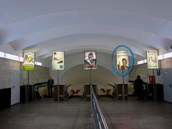 Фотография рекламного носителя, тип: Лайтбокс, адрес: Станция метро «Садовая», линия Фрунзенско-Приморская, Санкт-Петербург, Россия. Сторона/вариант А №1062286