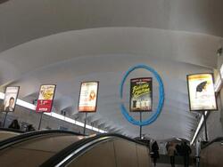 Фотография рекламного носителя, тип: Лайтбокс, адрес: Станция метро «Садовая», линия Фрунзенско-Приморская, Санкт-Петербург, Россия. Сторона/вариант Б №1062287