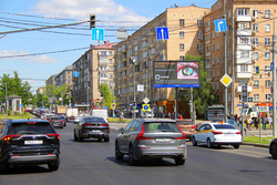 Фотография рекламного носителя, тип: Билборд 3x6, адрес: Профсоюзная ул., д.21а-19 Х Нахимовский пр-т., Москва, Россия. Сторона А1 №354631