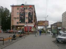 Фотография рекламного носителя, тип: Брандмауэр, адрес: Маркса пр-т., д.67, Омск, Омская область, Россия. Сторона B1 №481427