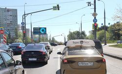 Фотография рекламного носителя, тип: Билборд 3x6, адрес: Обручева ул. Х Севастопольский пр-т., Москва, Россия. Сторона Аh61-Аh64 №882226