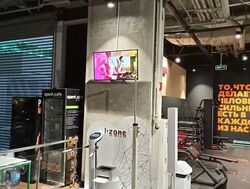 Фотография рекламного носителя, тип: Видеоэкран, адрес: Фитнес-центр «Spirit Fitness Юго-Западная», Вернадского пр-т., д.86А, Москва, Россия. Сторона/вариант 3 №980270