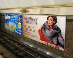 Фотография рекламного носителя, тип: Другой индор-формат, адрес: Станция метро «Садовая», линия Фрунзенско-Приморская, Санкт-Петербург, Россия. Сторона/вариант А №1061705