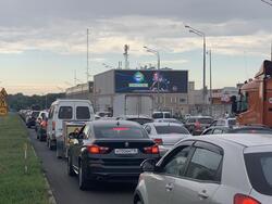 Фотография рекламного носителя, тип: Медиафасад, адрес: Академика Арбузова ул., д.5, Казань, Республика Татарстан, Россия. Сторона A1-A10 №652328