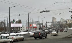 Фотография рекламного носителя, тип: Суперсайт 4x12, адрес: Московское ш. Х Авроры ул., "Центральный автовакзал Самары", Самара, Самарская область, Россия. Сторона А1-А10 №794488