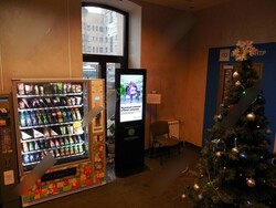 Фотография рекламного носителя, тип: Видеоэкран, адрес: Бизнес-центр «Лесной 63», Лесной пр-т., д.63, Санкт-Петербург, Россия. Сторона/вариант №657204