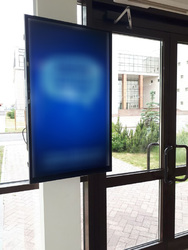 Фотография рекламного носителя, тип: Видеоэкран, адрес: Бизнес-центр «Конгресс центр», Программистов ул., д.4, Дубна, Московская область, Россия. Сторона/вариант A №978818