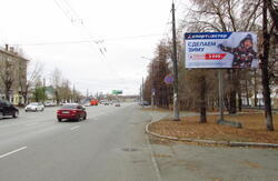 Фотография рекламного носителя, тип: Билборд 3x6, адрес: Воровского ул., напротив главного корпуса Медицинской Академии, Челябинск, Челябинская область, Россия. Сторона A №392250