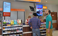 Фотография рекламного носителя, тип: Видеоэкран, адрес: АЗС «Лукойл», Бийская ул., д.1п, Пенза, Пензенская область, Россия. Сторона/вариант №753764