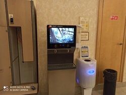 Фотография рекламного носителя, тип: Видеоэкран, адрес: Фитнес-центр «Онегинъ Полянка», Малая Полянка ул., д.2, Москва, Россия. Сторона/вариант 2 №980379