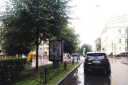 Фотография рекламного носителя, тип: Ситиформат 1.8x1.2, адрес: Фурштатская ул., д.27 Х Чернышевского пр-т., Санкт-Петербург, Россия. Сторона А №638202