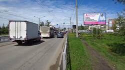 Фотография рекламного носителя, тип: Билборд 3x6, адрес: Новокирпичная Х Машиностроительная, д.5а, Омск, Омская область, Россия. Сторона A1-А3 №1327099