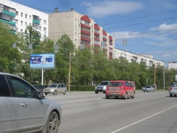 Фотография рекламного носителя, тип: Билборд 3x6, адрес: Комсомольский пр-т., д.48, Челябинск, Челябинская область, Россия. Сторона Б №326273