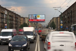 Фотография рекламного носителя, тип: Суперсайт 5x12, адрес: Ивановская ул. Х Седова ул., Санкт-Петербург, Россия. Сторона А2 №126881