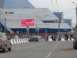 Фотография рекламного носителя, тип: Видеоэкран, адрес: Привокзальная пл., Челябинск, Челябинская область, Россия. Сторона А1-А10 №252099