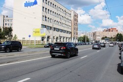 Фотография рекламного носителя, тип: Билборд 3x6, адрес: Политехническая ул., д.14, Санкт-Петербург, Россия. Сторона Б №638400