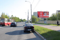 Фотография рекламного носителя, тип: Билборд 3x6, адрес: Политехническая ул., д.14, Санкт-Петербург, Россия. Сторона А №638399