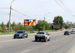Фотография рекламного носителя, тип: Билборд 3x6, адрес: Ленинградский мост, поз.2, Омск, Омская область, Россия. Сторона Б №649637