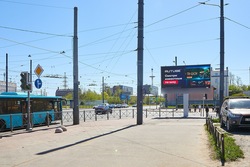 Фотография рекламного носителя, тип: Билборд 3x6, адрес: Лесной пр-т. Х Гренадерская ул., д.22, Санкт-Петербург, Россия. Сторона А1 №119552