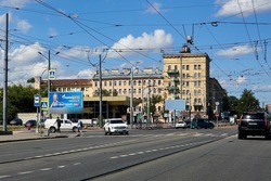 Фотография рекламного носителя, тип: Билборд 3x6, адрес: Лесной пр-т. Х Гренадерская ул., д.22, Санкт-Петербург, Россия. Сторона Б1 №119553