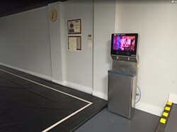 Фотография рекламного носителя, тип: Видеоэкран, адрес: Фитнес-центр «Онегинъ Полянка», Малая Полянка ул., д.2, Москва, Россия. Сторона/вариант 3 №1377777