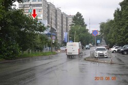 Фотография рекламного носителя, тип: Билборд 3x6, адрес: Харлова ул. Х Курганская ул., Челябинск, Челябинская область, Россия. Сторона B №201161