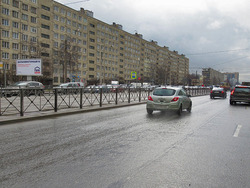 Фотография рекламного носителя, тип: Билборд 3x6, адрес: Дыбенко ул., д.27, корп.1 Х Большевиков пр-т., Санкт-Петербург, Россия. Сторона B №169048