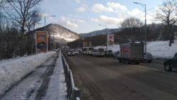 Фотография рекламного носителя, тип: Билборд 3x6, адрес: 4км Батарейная: 30 км от здания №7 Владивостокская справа по ходу движения в сторону СРВ, в 5 км от края тротуара, в 50 км после пешеходного перехода, Петропавловск-Камчатский, Камчатский край, Россия. Сторона А №1370862