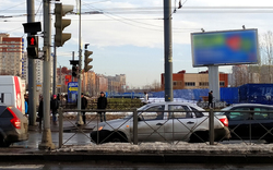 Фотография рекламного носителя, тип: Билборд 3x6, адрес: Дыбенко ул., д.29 Х Большевиков пр-т., Санкт-Петербург, Россия. Сторона А №170928