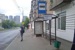 Фотография рекламного носителя, тип: Остановка 1.8x1.2, адрес: Ремизова ул., д.10, Москва, Россия. Сторона А №308133