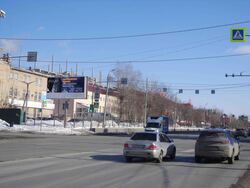 Фотография рекламного носителя, тип: Билборд 3x6, адрес: Худякова ул. Х Татьяничевой ул., Челябинск, Челябинская область, Россия. Сторона В1-B3 №186342