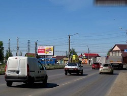 Фотография рекламного носителя, тип: Билборд 3x6, адрес: Новокирпичная ул. Х 6-я Станционная ул., д.2, корп.2, Омск, Омская область, Россия. Сторона B №198110