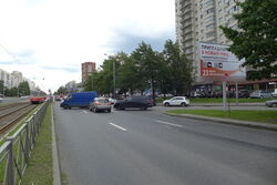 Фотография рекламного носителя, тип: Билборд 3x6, адрес: Энгельса пр-т., д.128 Х Луначарского пр-т., поз.2, Санкт-Петербург, Россия. Сторона А №121363