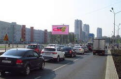 Фотография рекламного носителя, тип: Билборд 3x6, адрес: Бейвеля ул. Х Скульптора Головницкого ул., д.16, Челябинск, Челябинская область, Россия. Сторона А1-А10 №871177