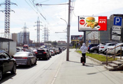 Фотография рекламного носителя, тип: Билборд 3x6, адрес: Энергетиков пр-зд., д.4а, Новосибирск, Новосибирская область, Россия. Сторона Ah1-Ah10 №187622